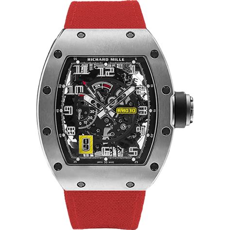 richard mille red strap price